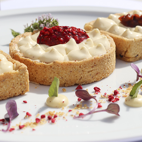 Tartelettes mit Fruechtekern